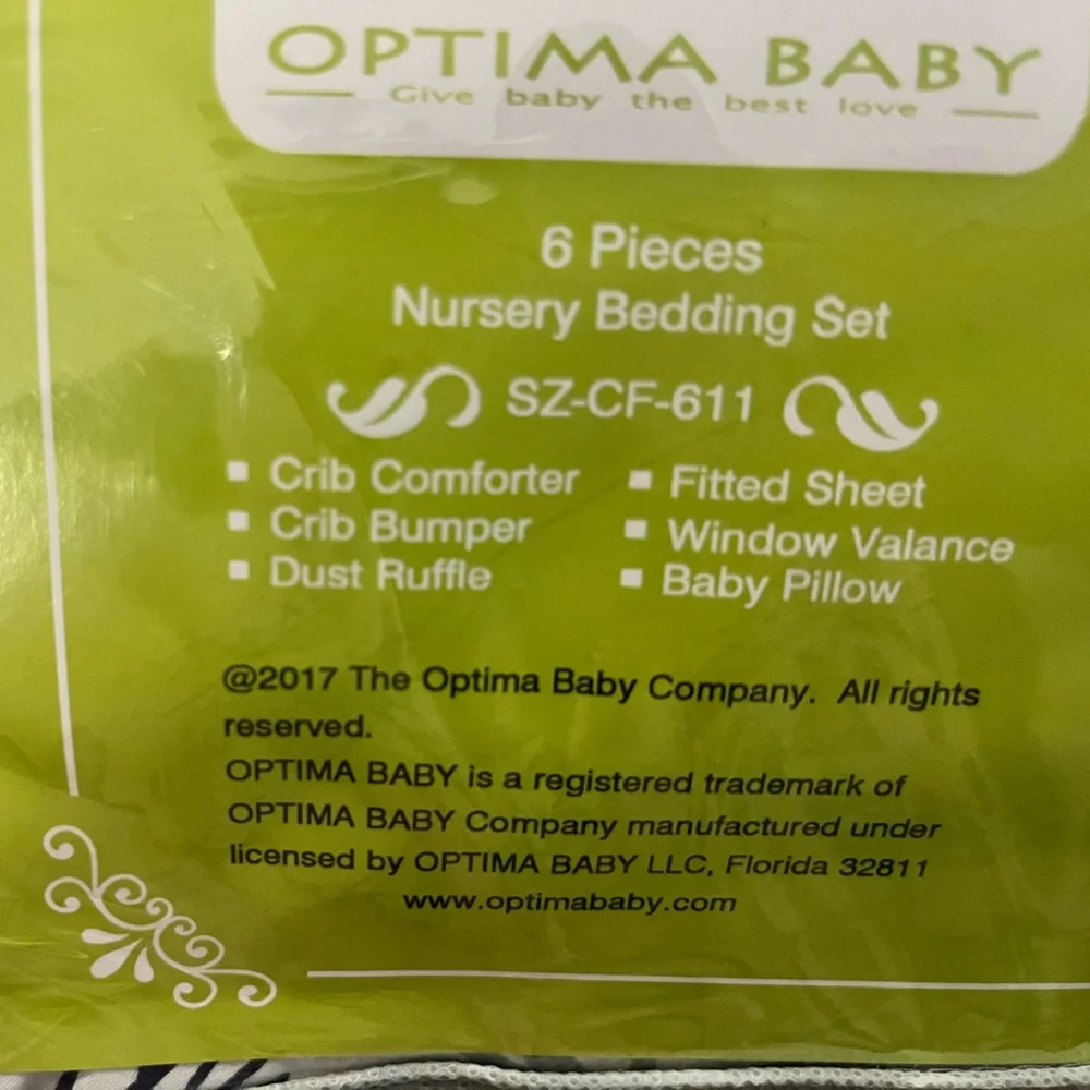 Optima Baby Nursery Bedding Set